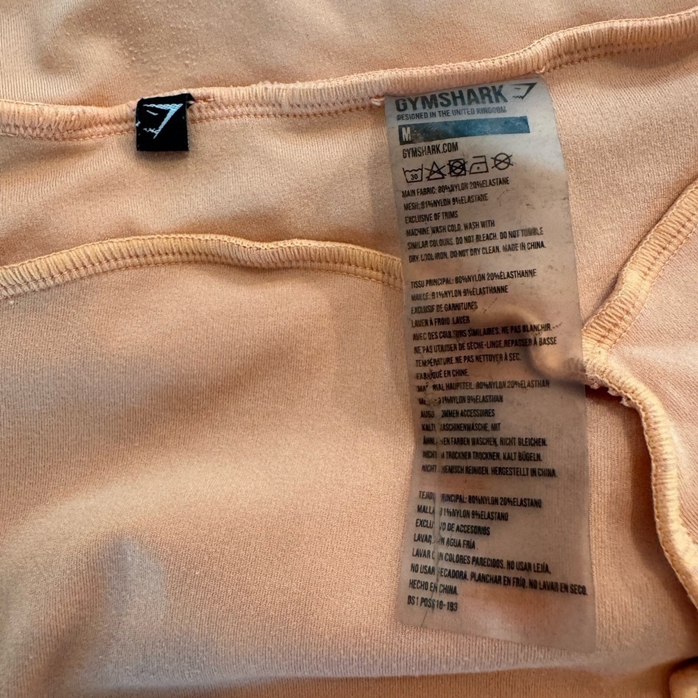 Gymshark Move Leggings - Sour
Bellini Peach Women’s Size Medium mesh insert - Picture 4 of 12